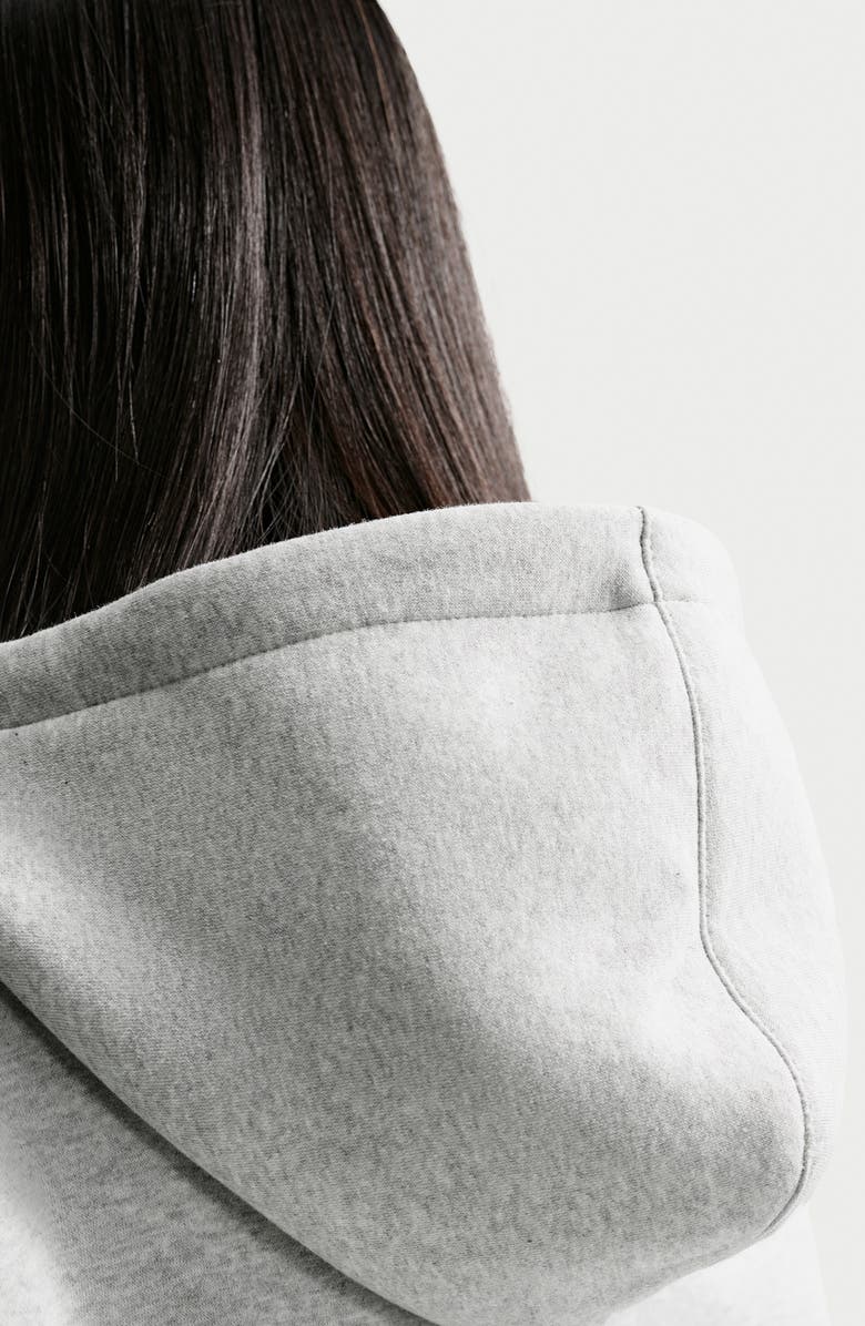 Nike Phoenix Relaxed Fit Cotton Blend Fleece Hoodie, Alternate, color, Grey/Sail