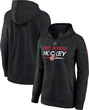 売れ筋商品|||ファナティクス カットソー トップス レディース Women's Black Detroit Red Wings Authentic Pro Road Pullover Hoodie Black Detroit Red Wings Ladies Hoodies, Red Wings Ladies