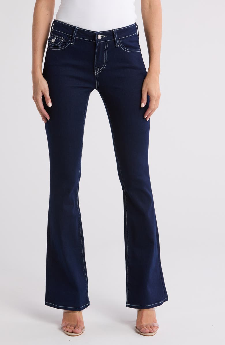 True Religion Brand Jeans Becca Mid Rise Bootcut Jeans, Main, color,