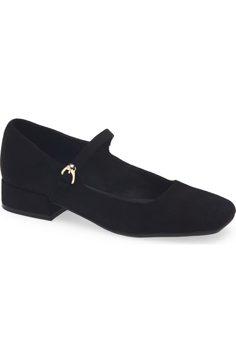 Aerosoles Isannah Mary Jane Pump, Main, color, Black Faux Suede