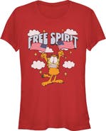 Garfield Junior's Free Spirit Smile Short Sleeve Graphic T-Shirt