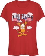 Garfield Junior's Free Spirit Smile Short Sleeve Graphic T-Shirt