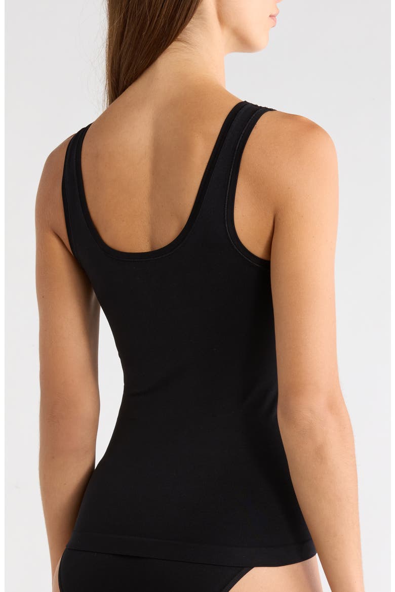 Seamless Assorted 2-Pack Layering Tanks, Alternate, color, BLACK