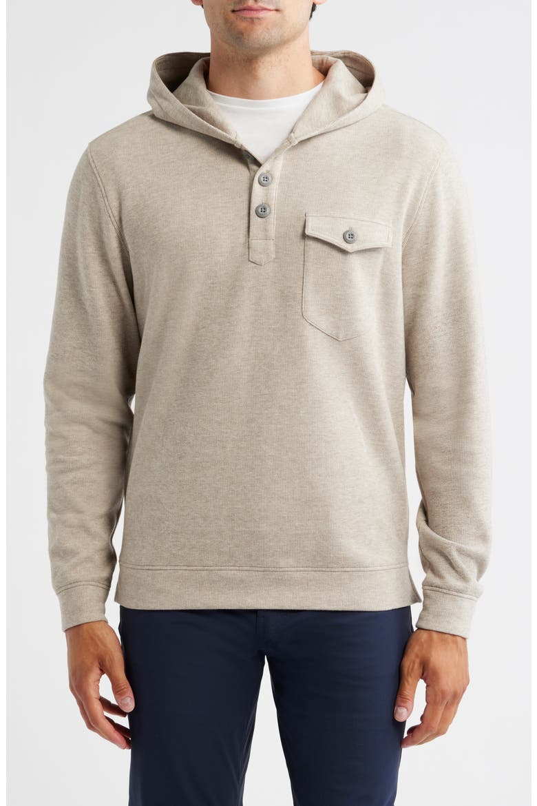Henley Hoodie, Main, color, CREAM