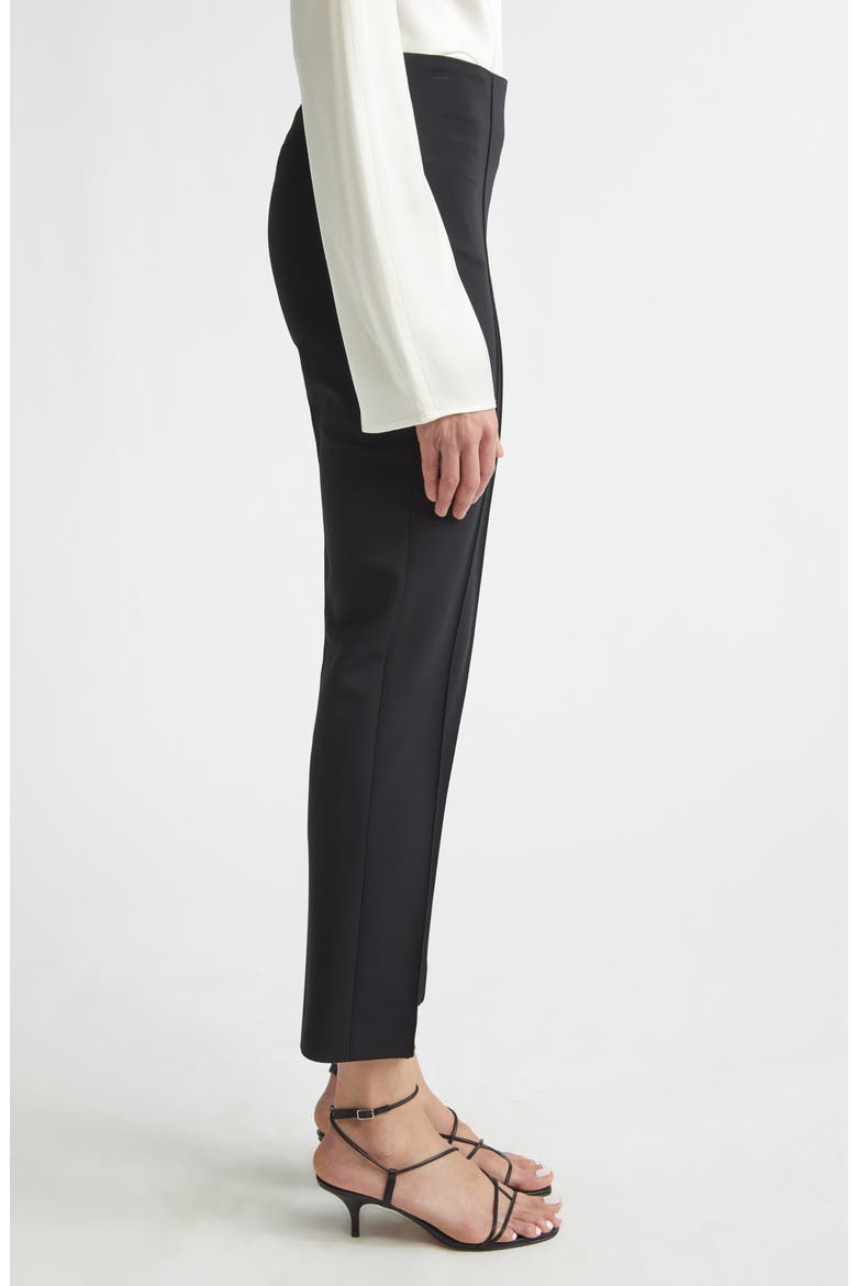 Cigarette Leg Pants, Alternate, color, BLACK