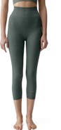 Born Living Yoga Eris Seamless Capri Sports Legging