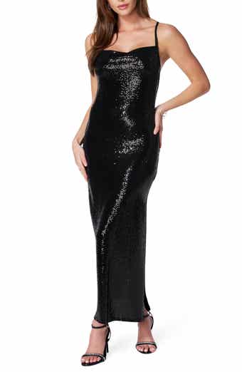 bebe Sequin Gown