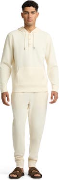 Onia Heavyweight Cotton Waffle Hoodie