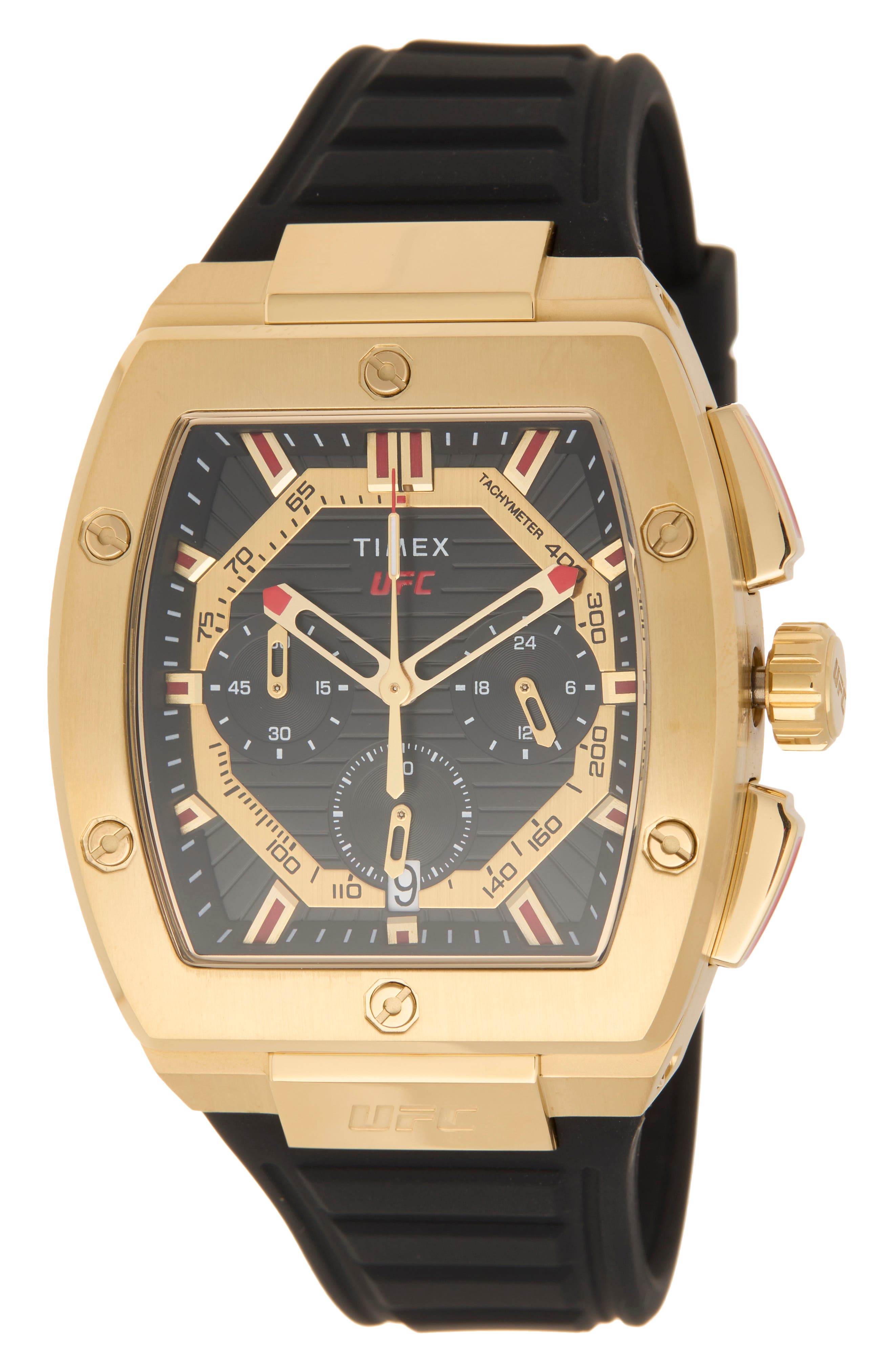 Timex® x UFC Beast Silicone Strap Watch, 51mm