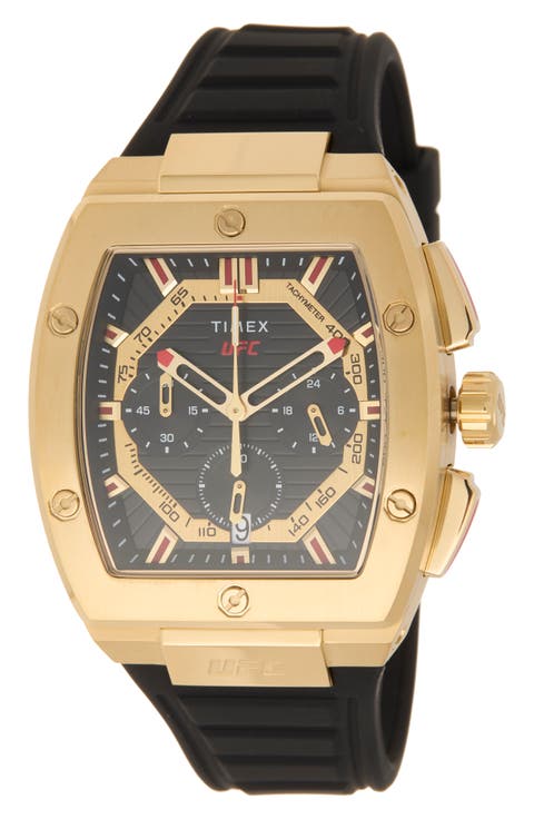 x UFC Beast Silicone Strap Watch, 51mm