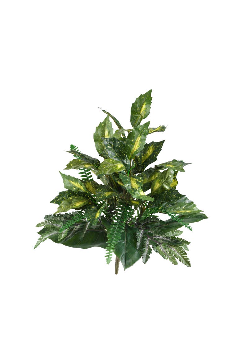 25-in Mixed Greens Artificial Plant, Main, color, Green