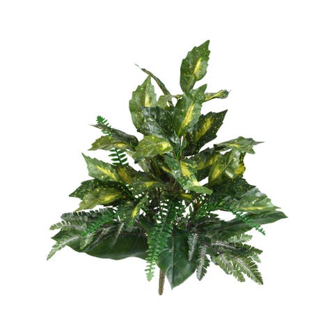 25-in Mixed Greens Artificial Plant (Set of 2)