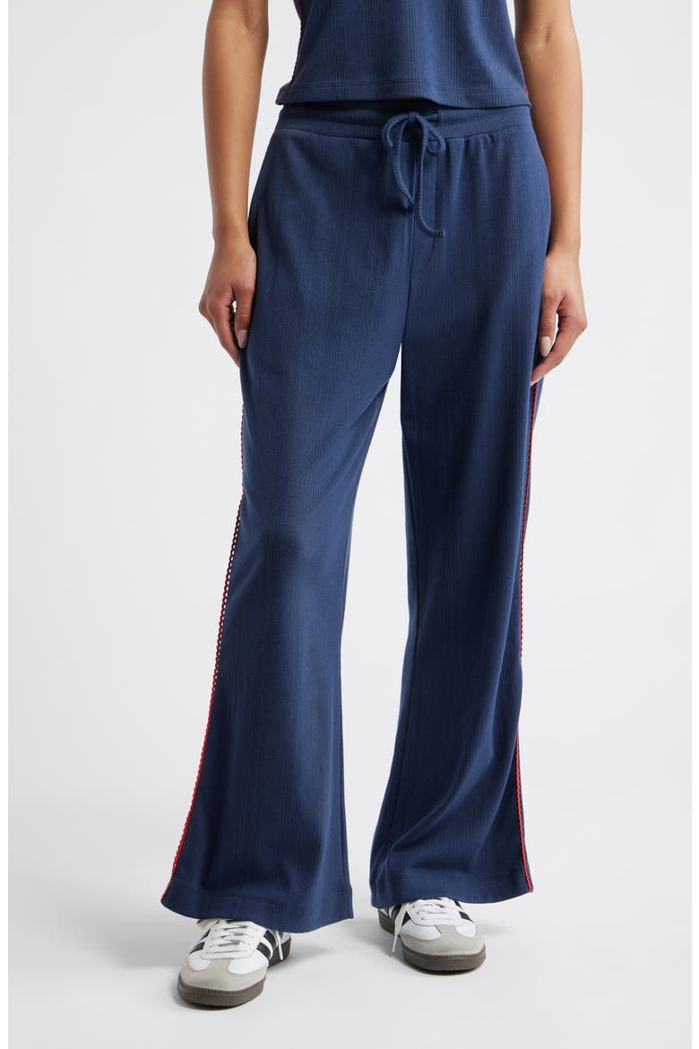 Bailey Kick Flare Sweatpants, Main, color, NAVY