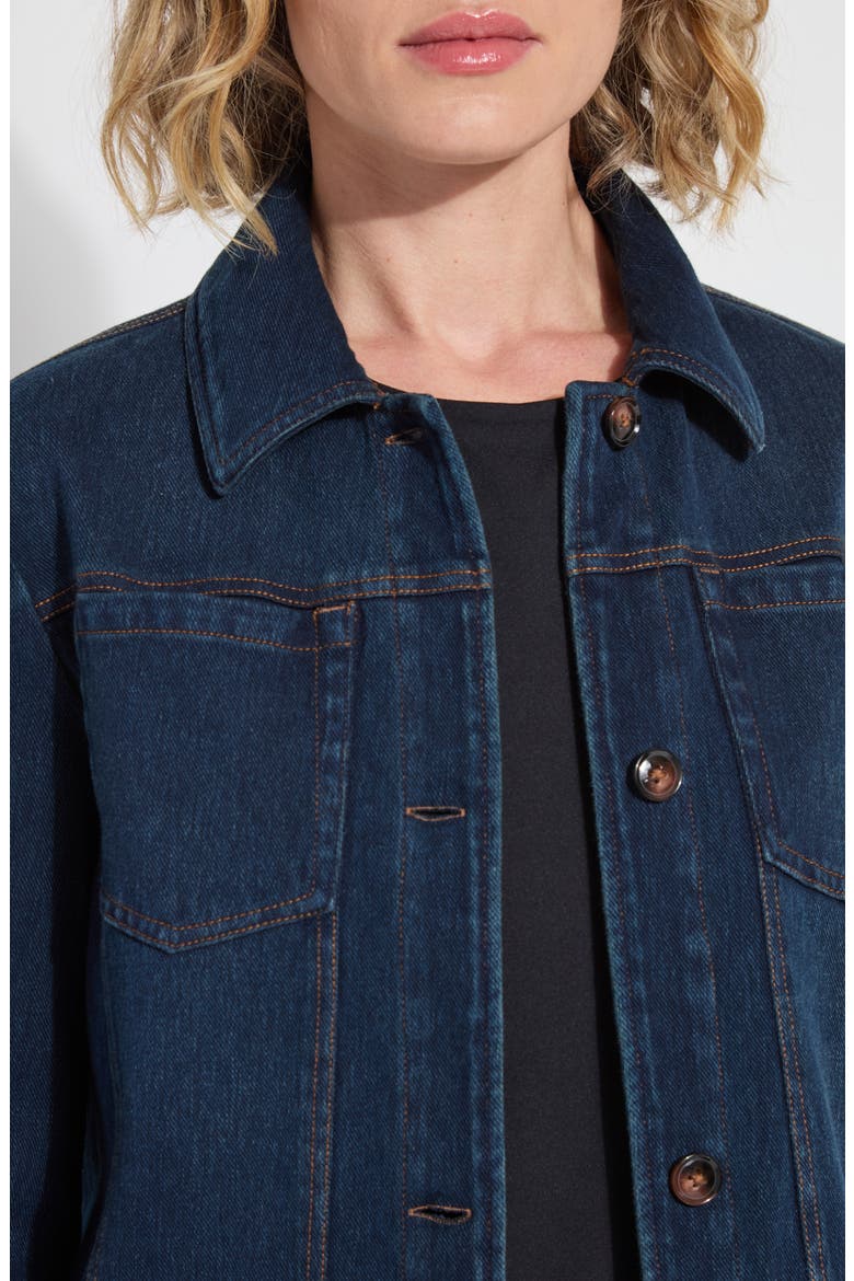 Classic Denim Jacket, Alternate, color, INDIGO