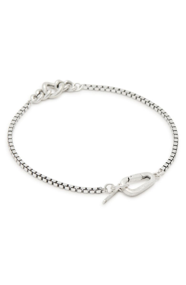 AllSaints Men's Curb Chain Bracelet, Alternate, color, 