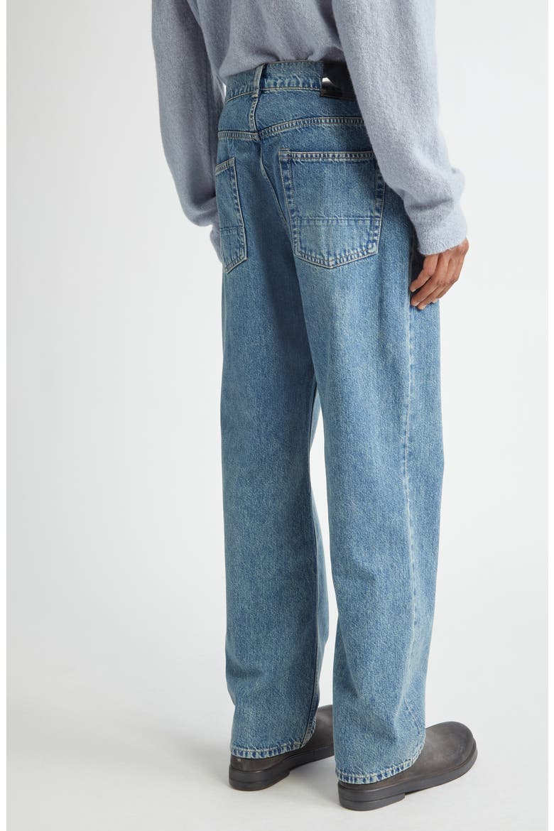Third Cut Wide Straight Leg Jeans, Alternate, color, BLUE TECH WASH DENIM