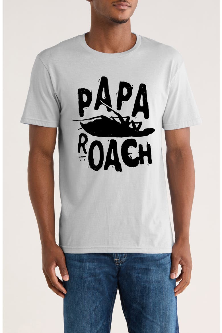 Papa Roach Graphic T-Shirt, Main, color, WHITE