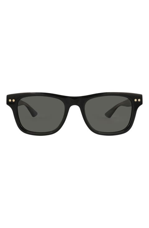 53mm Polarized Square Sunglasses