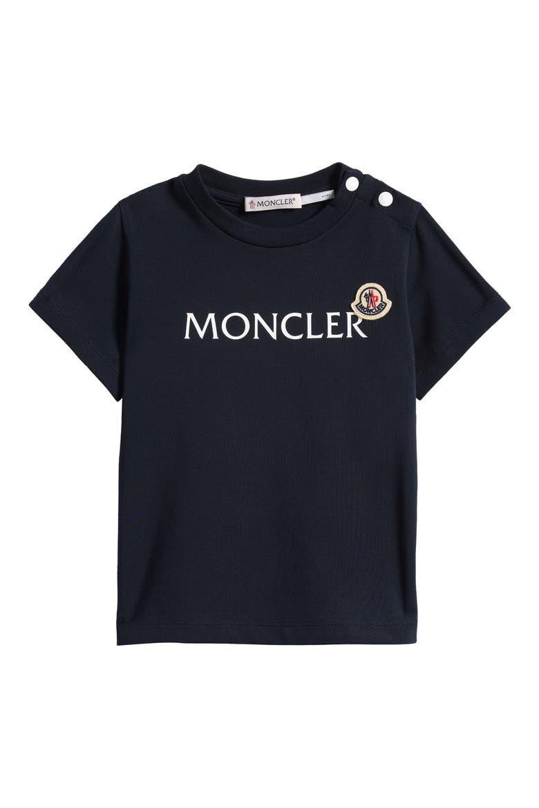 Kids' Logo Patch Graphic T-Shirt, Main, color, NAVY