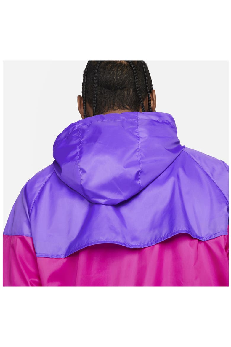Sportswear Windrunner Jacket, Alternate, color, ACTIVE PINK/ GRAPE/ MENTA