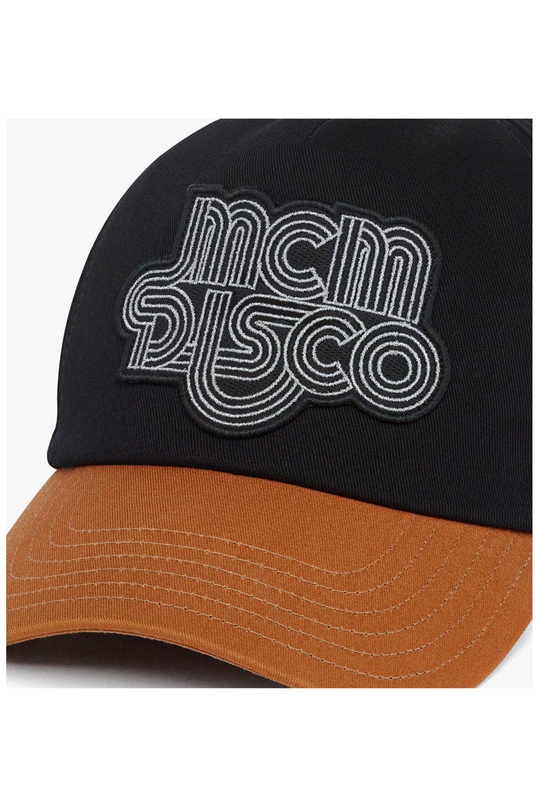 Disco Logo Embroidery Cap in Cotton Twill, Alternate, color, Black