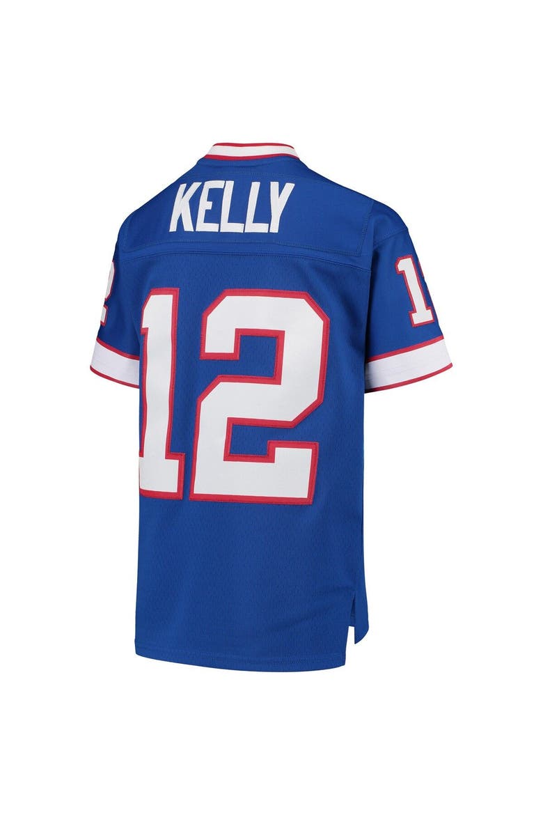 Youth Mitchell & Ness Jim Kelly Royal Buffalo Bills 1990 Legacy Retired Player Jersey, Alternate, color, Royal