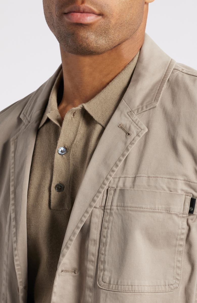 AG Landon Stretch Cotton Sport Coat, Alternate, color, Sulfur Light Sterling