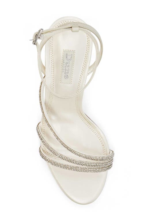 Dune London Midsummers Ankle Strap Sandal In Multi