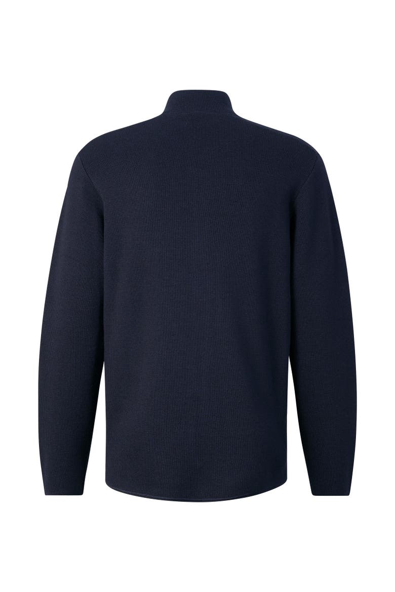 Virgin Wool Cardigan Everest, Alternate, color, Navy blue