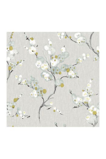 Wallpops Mirei Peel And Stick Wallpaper In Grey