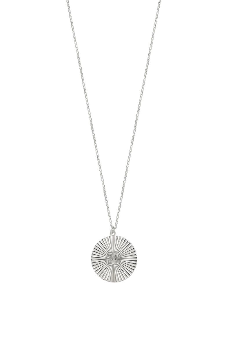 14K Gold Pendant Necklace (Nordstrom Exclusive), Main, color, 14K WHITE GOLD