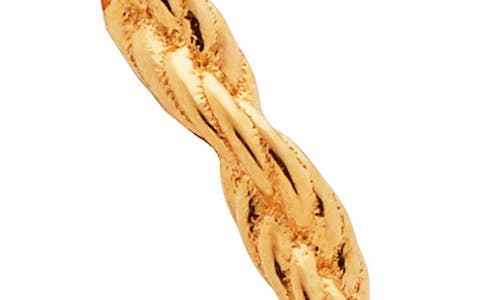 Monica Vinader Gold Corda Slim Ring In Yellow Gold