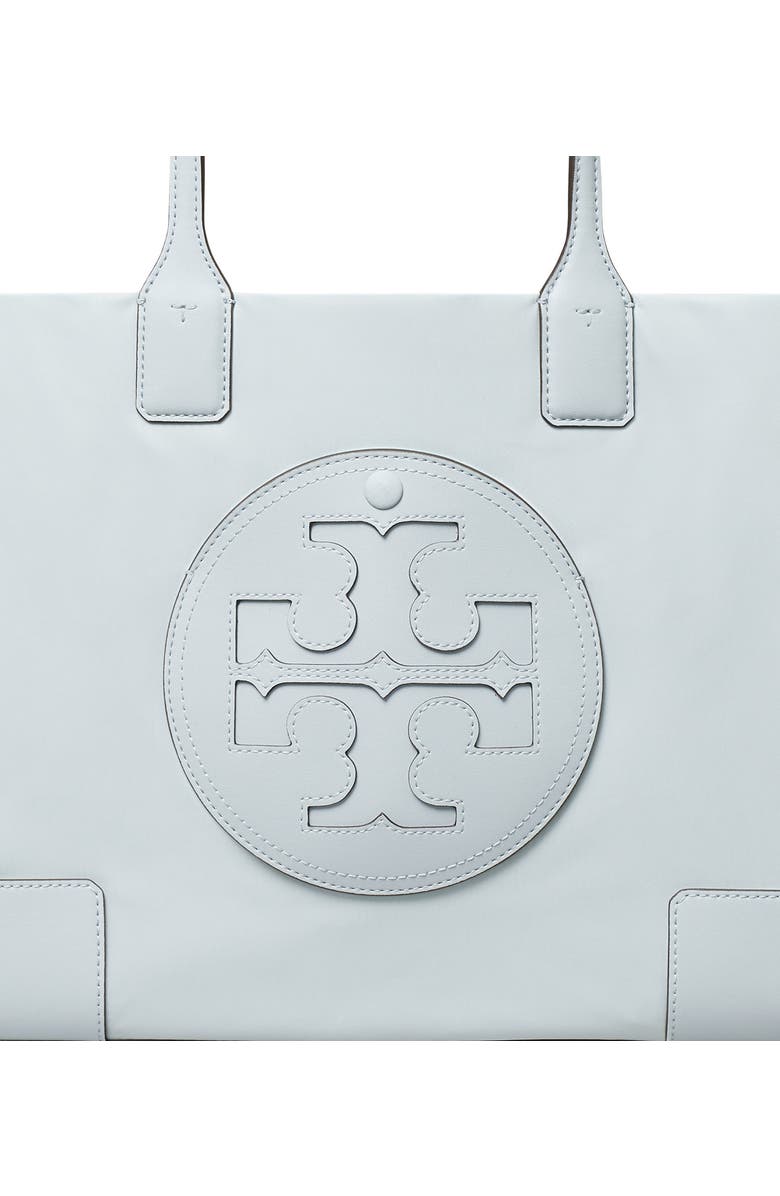 Tory Burch Small Ella Recycled Nylon Tote, Alternate, color, Powder Blue