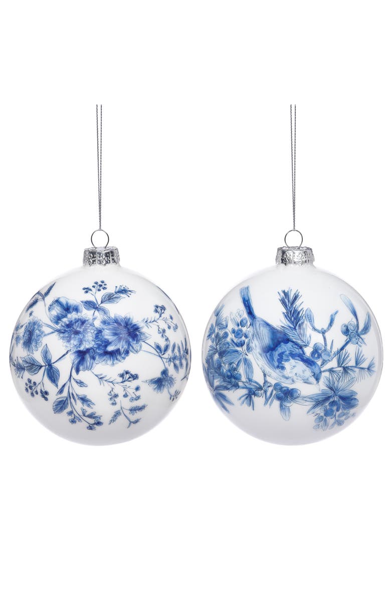 Mark Roberts Chinoiserie Ball Ornament, Set of 6, Main, color, Blue