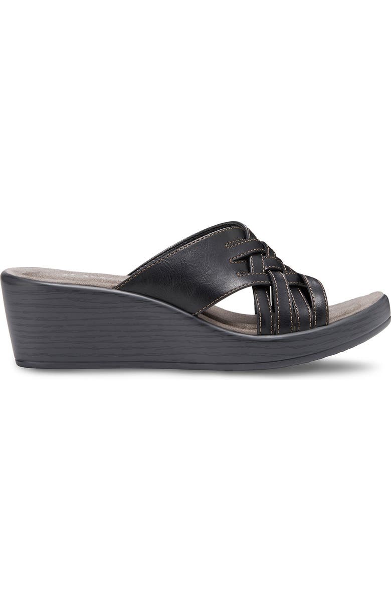 Eastland Giovanna Woven Wedge Sandal, Alternate, color,