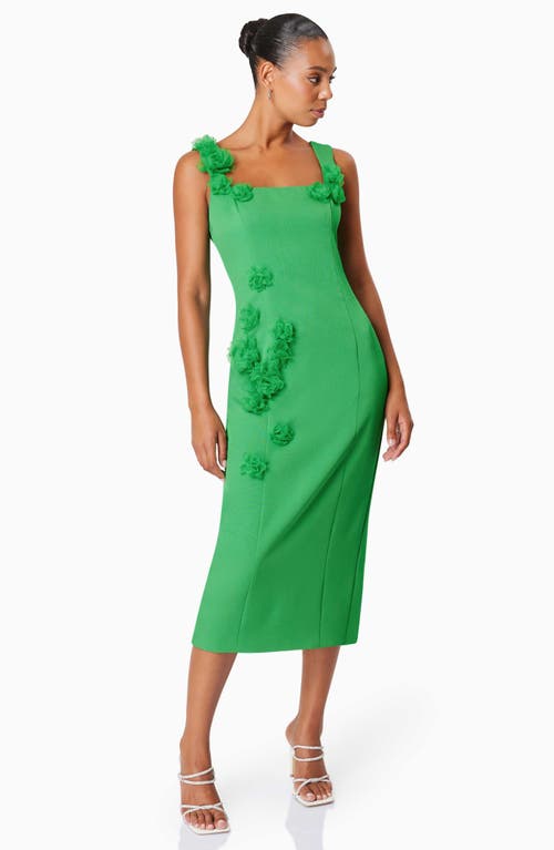 ELLIATT ELLIATT VALERIA FLORAL APPLIQUÉ COCKTAIL SHEATH DRESS