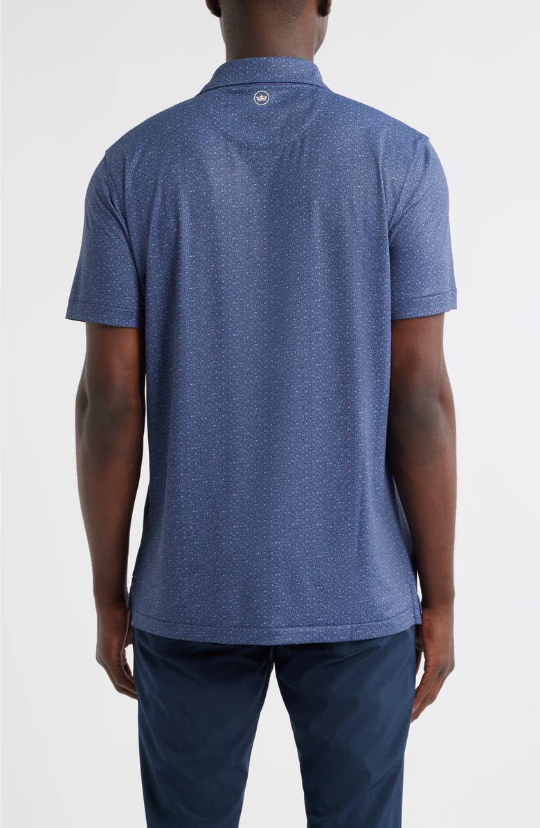 Peter Millar Crown Crafted Bittersweet Performance Jersey Polo, Alternate, color, Nebula Blue