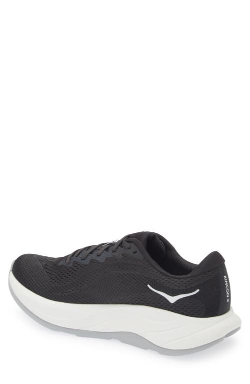 Hoka Rincon 4 Running Shoe In Black