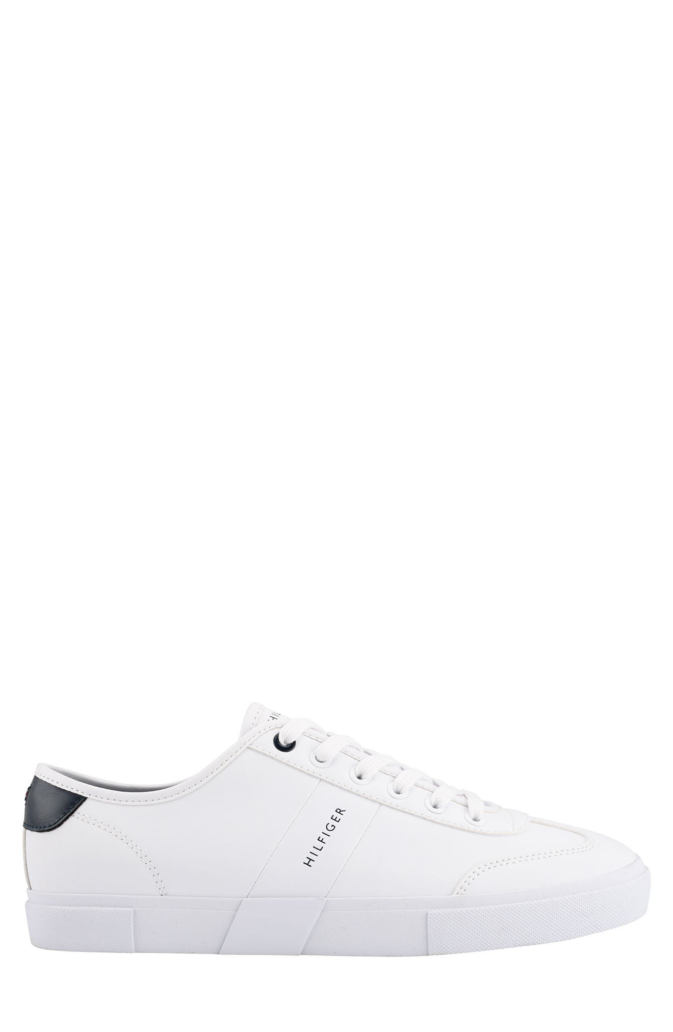Tommy Hilfiger Pandora Faux Leather Low Top Sneaker, Alternate, color, Whisy
