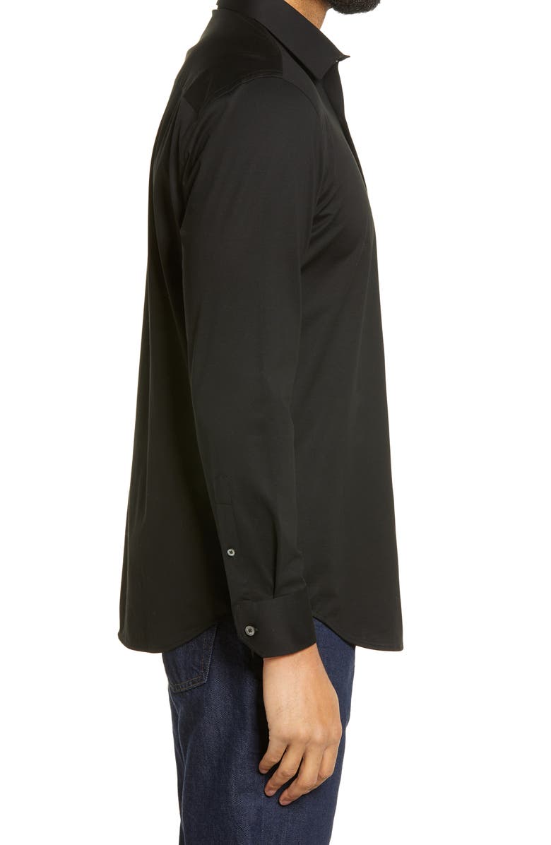 Bugatchi OoohCotton<sup>®</sup> Solid Button-Up Shirt, Alternate, color,