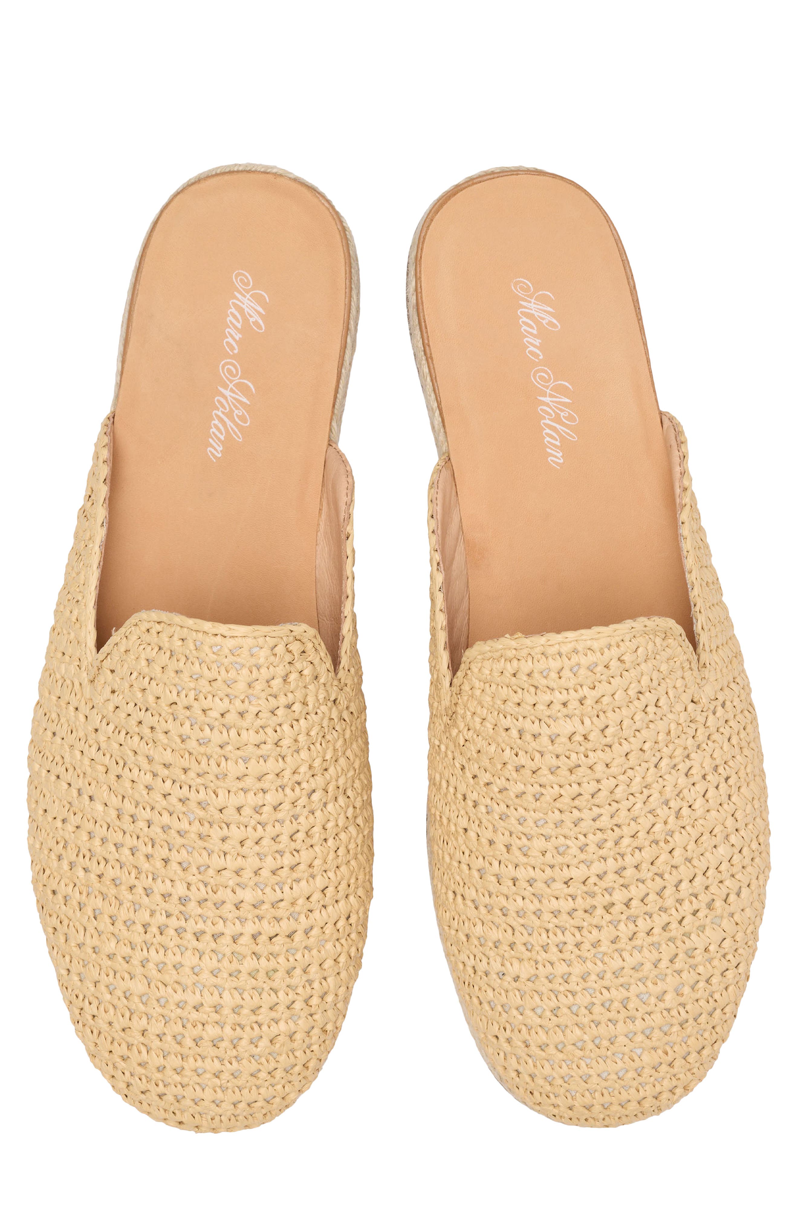 Bahia Woven Raffia Mule, Alternate, color, TAN RAFFIA