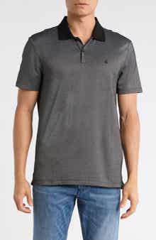 Calvin Klein Classic Fit Diagonal Jacquard Polo
