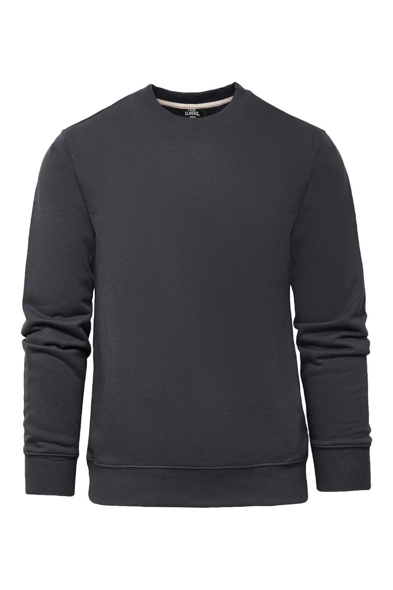 Fleece Crewneck Sweatshirt, Alternate, color, CARBON