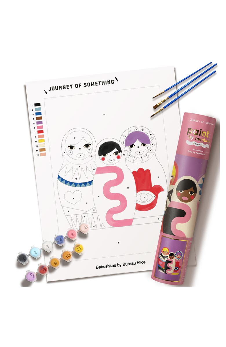 Journey of Something Paint By Numbers, Babushkas, DIY Art Craft Kit, Kids 5+, Main, color, Multicolored