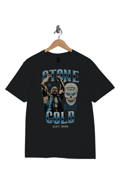 Monster Digital Wwe Stone Cold Graphic T-shirt In Black