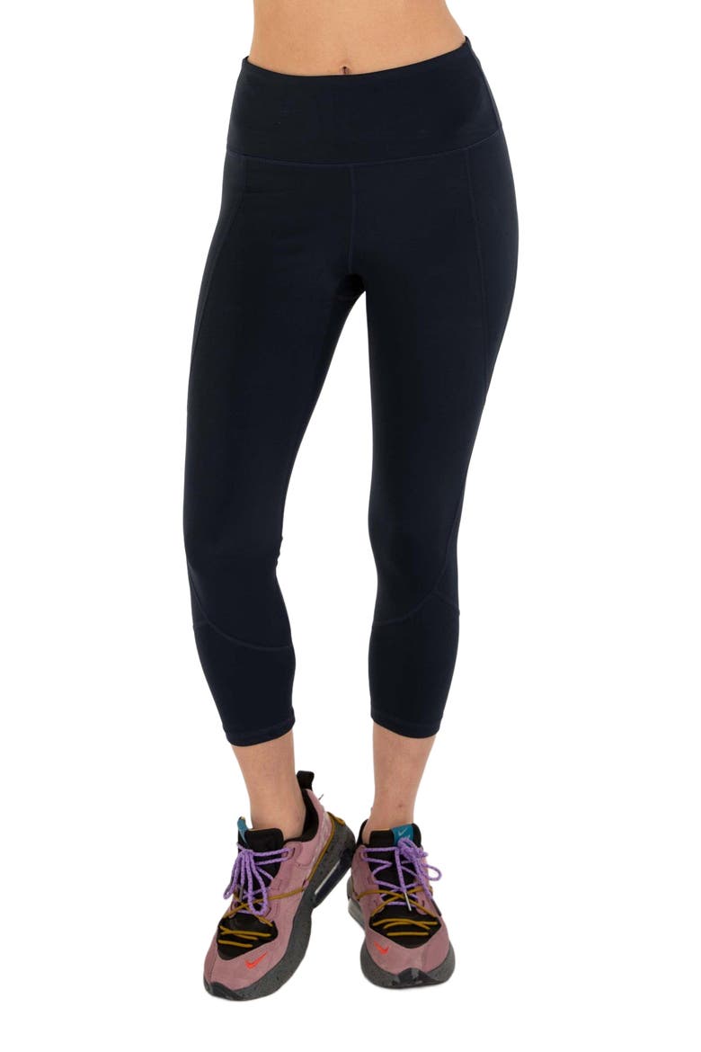 Power Up Silkiflex Leggings 21.5", Alternate, color, Cool Navy