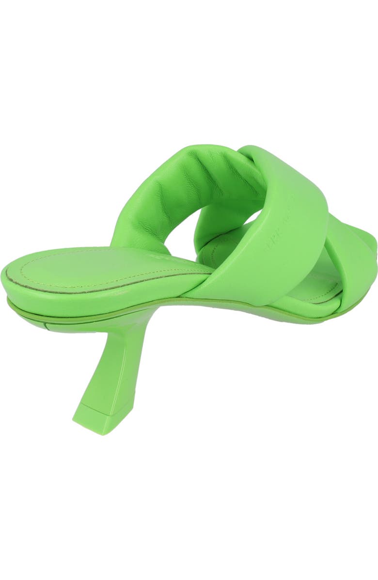 FERRAGAMO Crossover Slide Sandal, Alternate, color, Green