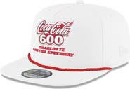New Era Men's New Era White Jeff Gordon Coca-Cola 600 First Win Golfer Adjustable Hat