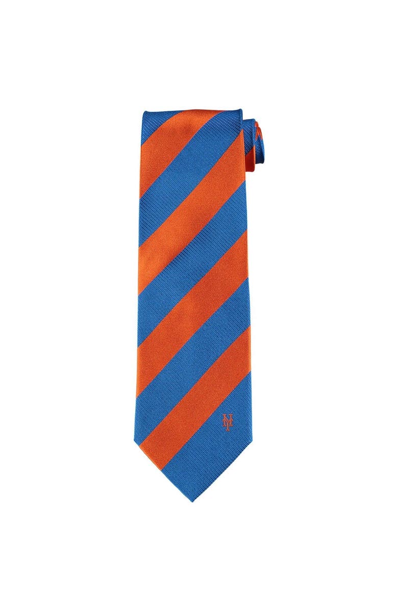 EAGLES WINGS Men's New York Mets Regiment Woven Silk Tie, Main, color, 
