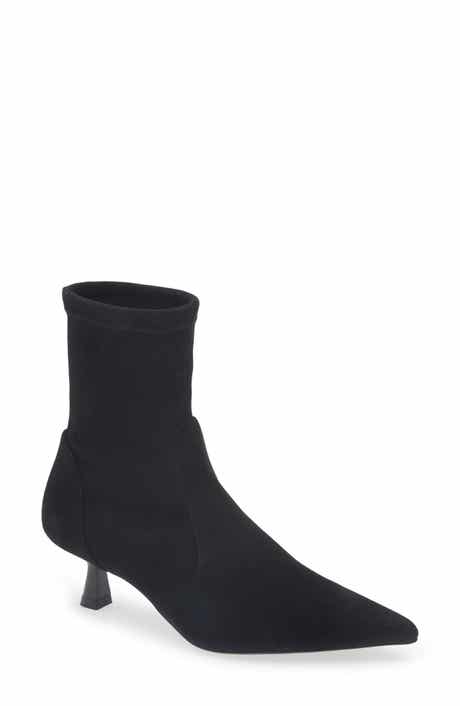 Stuart Weitzman Stuart Supersculpt Pointy Toe Bootie 50